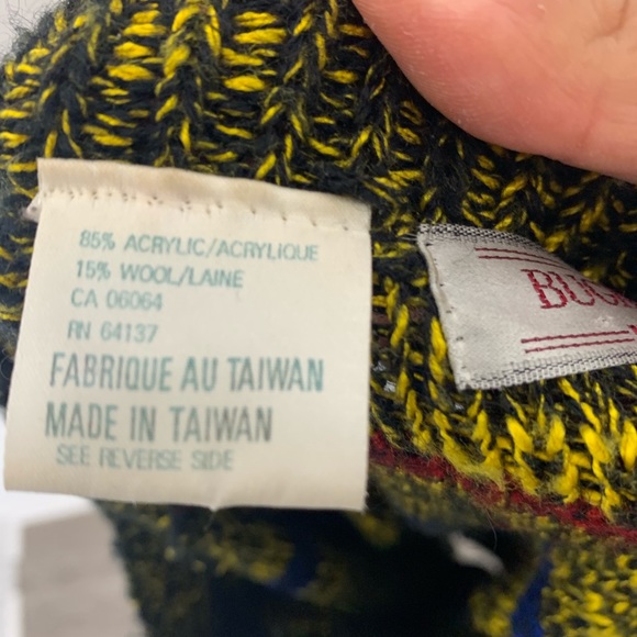 Vintage Wool Blend Men’s Sweater Medium - Picture 5 of 6